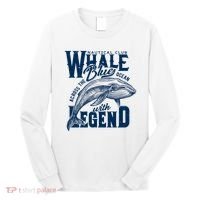 Whale Nautical Club Across The Blue Ocean With Legend Long Sleeve Shirt thumb 0