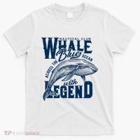 Whale Nautical Club Across The Blue Ocean With Legend T-Shirt thumb 0