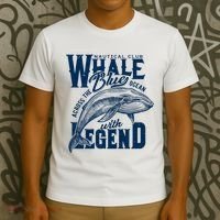 Whale Nautical Club Across The Blue Ocean With Legend T-Shirt thumb 3