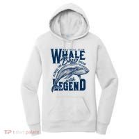 Whale Nautical Club Across The Blue Ocean With Legend Women's Hoodie thumb 0