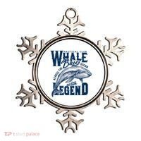 Whale Nautical Club Across The Blue Ocean With Legend Ornament thumb 0