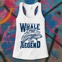 Whale Nautical Club Across The Blue Ocean With Legend Women's Tank Top thumb 3