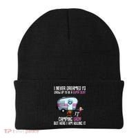 WoI Never Dreamed Id Grow Up Super Sexy Camping Lady Camper Beanie thumb 0