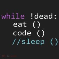While Not Dead Eat Sleep Code Tech Hack Science Programming Women's Sweatshirt thumb 2