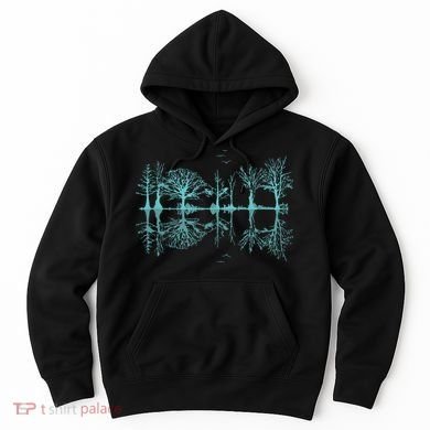 Wildlife Nature Forest Trees Reflection Outdoor Forest Hoodie