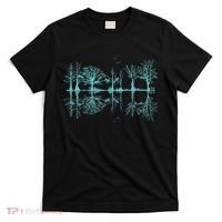 Wildlife Nature Forest Trees Reflection Outdoor Forest T-Shirt thumb 0