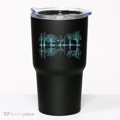 Wildlife Nature Forest Trees Reflection Outdoor Forest Tumbler