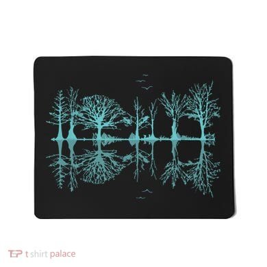 Wildlife Nature Forest Trees Reflection Outdoor Forest Mousepad