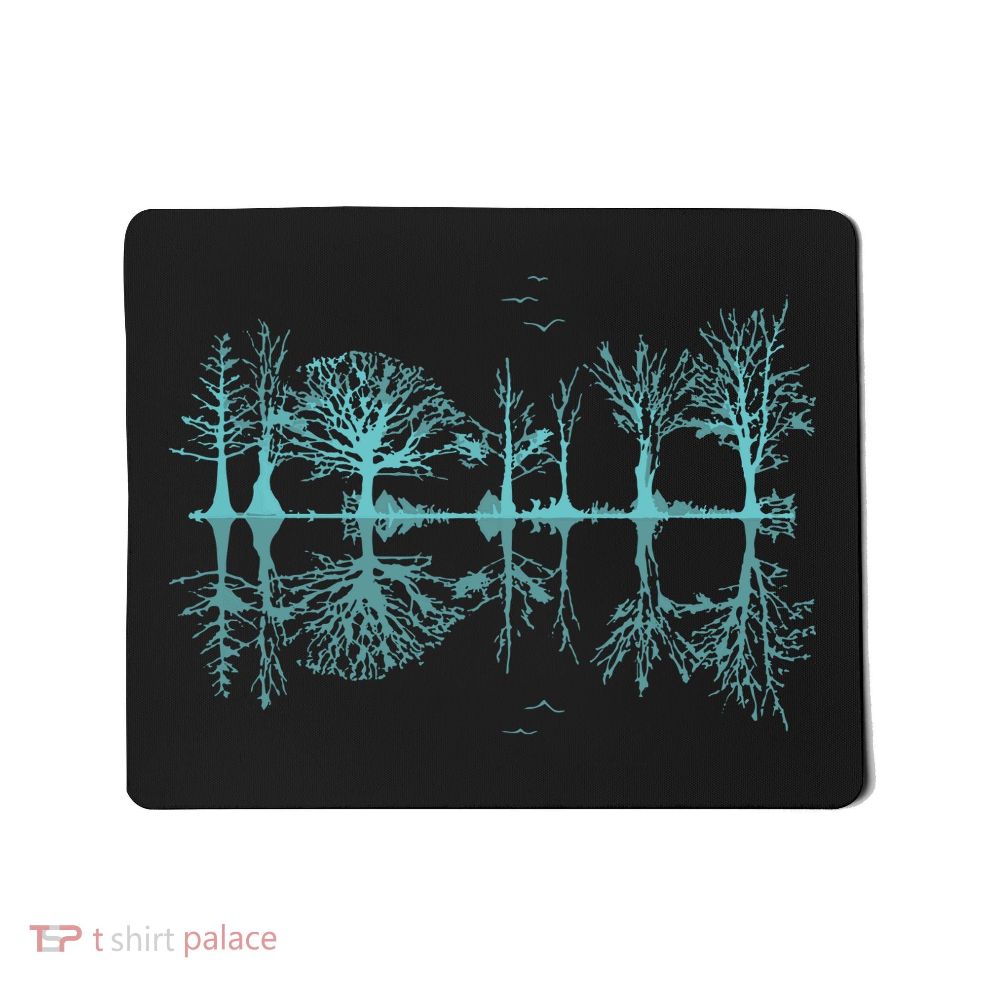 Wildlife Nature Forest Trees Reflection Outdoor Forest Mousepad