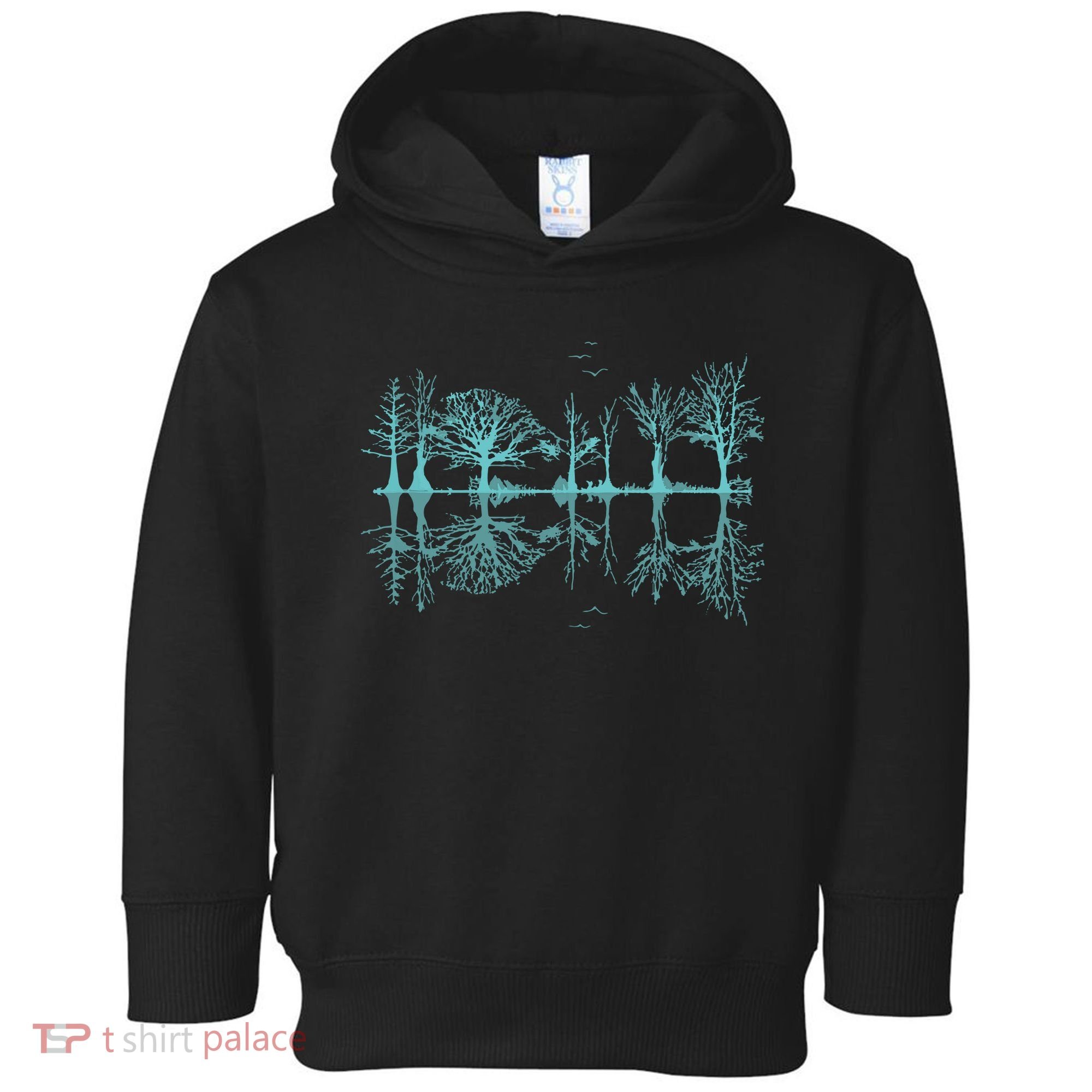 Wildlife Nature Forest Trees Reflection Outdoor Forest Toddler Hoodie