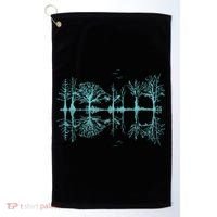 Wildlife Nature Forest Trees Reflection Outdoor Forest Golf Towel thumb 0