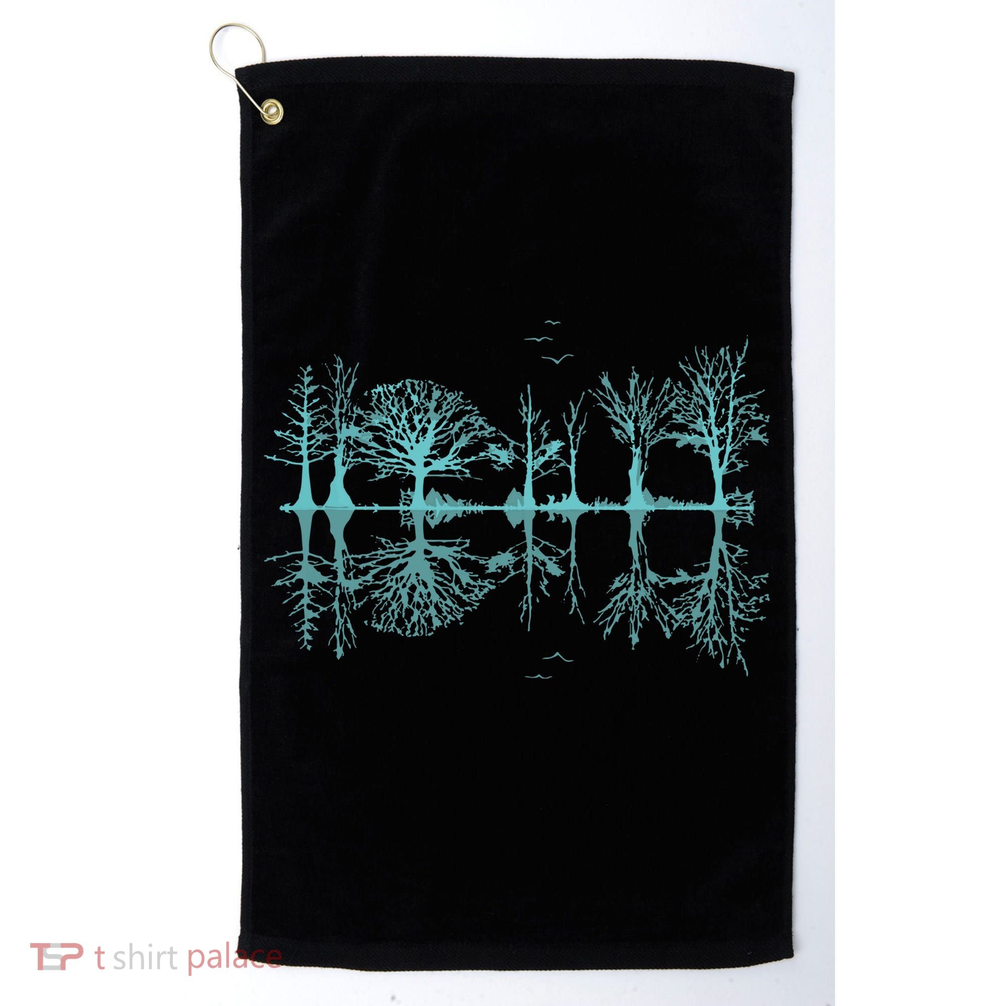 Wildlife Nature Forest Trees Reflection Outdoor Forest Golf Towel