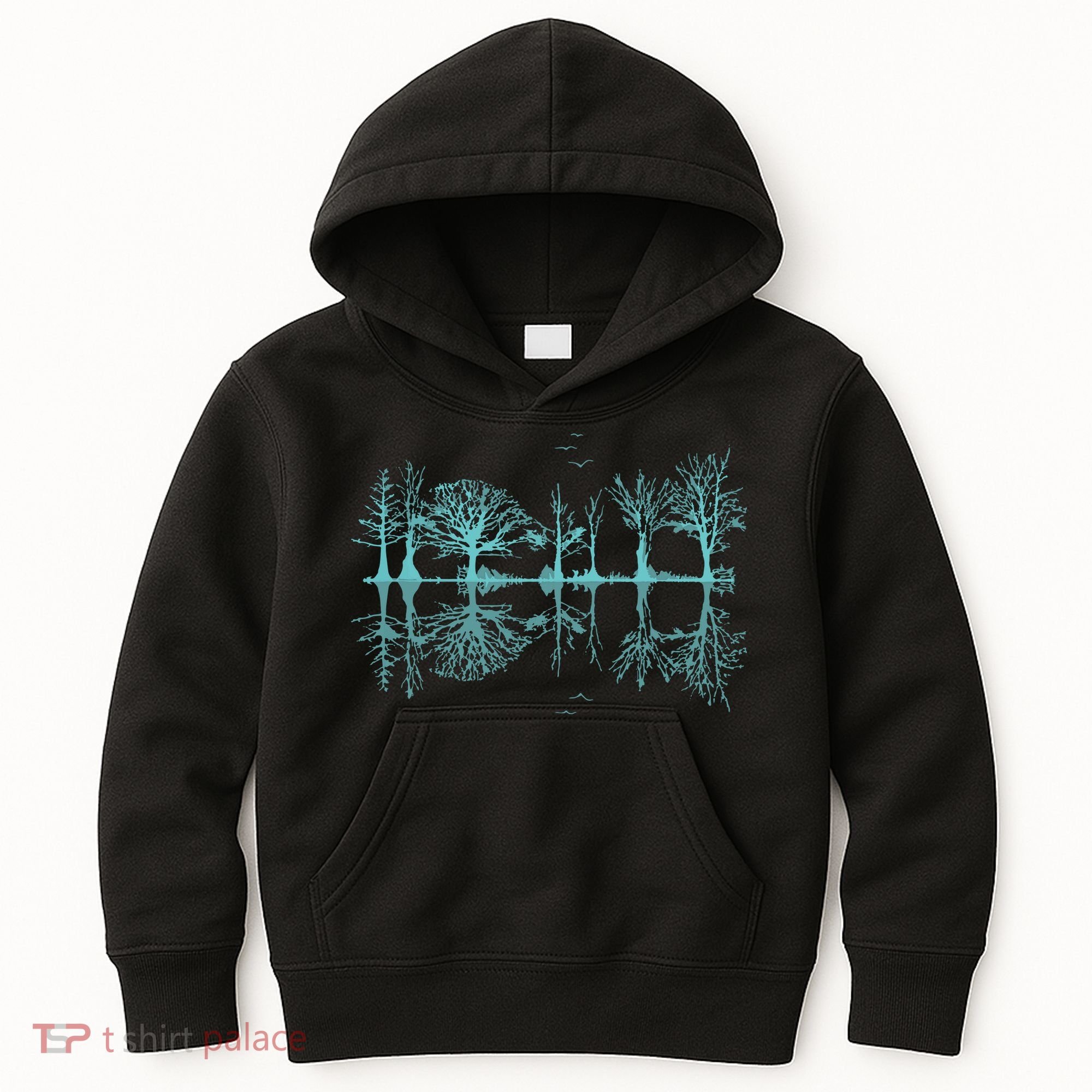 Wildlife Nature Forest Trees Reflection Outdoor Forest Kids Hoodie