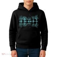 Wildlife Nature Forest Trees Reflection Outdoor Forest Kids Hoodie thumb 4