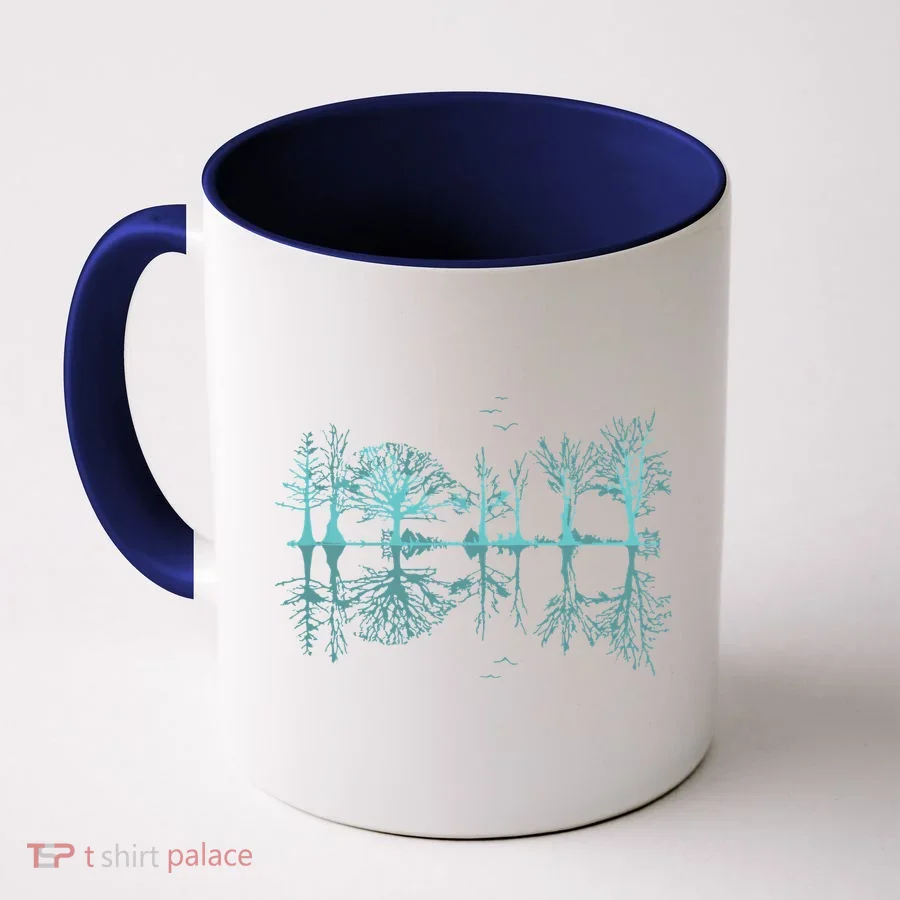 Wildlife Nature Forest Trees Reflection Outdoor Forest Coffee Mug
