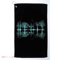 Wildlife Nature Forest Trees Reflection Outdoor Forest Golf Towel thumb 0