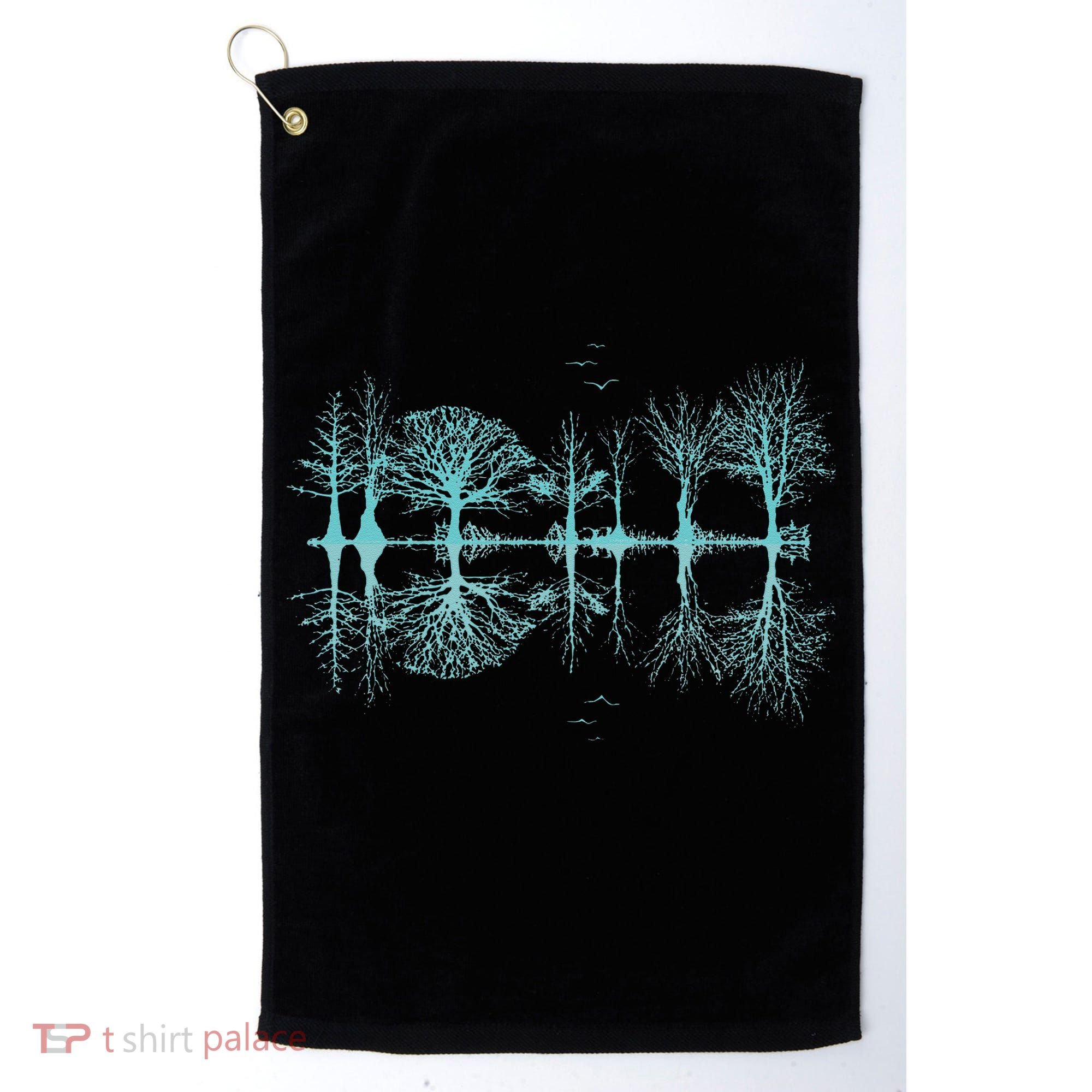 Wildlife Nature Forest Trees Reflection Outdoor Forest Golf Towel