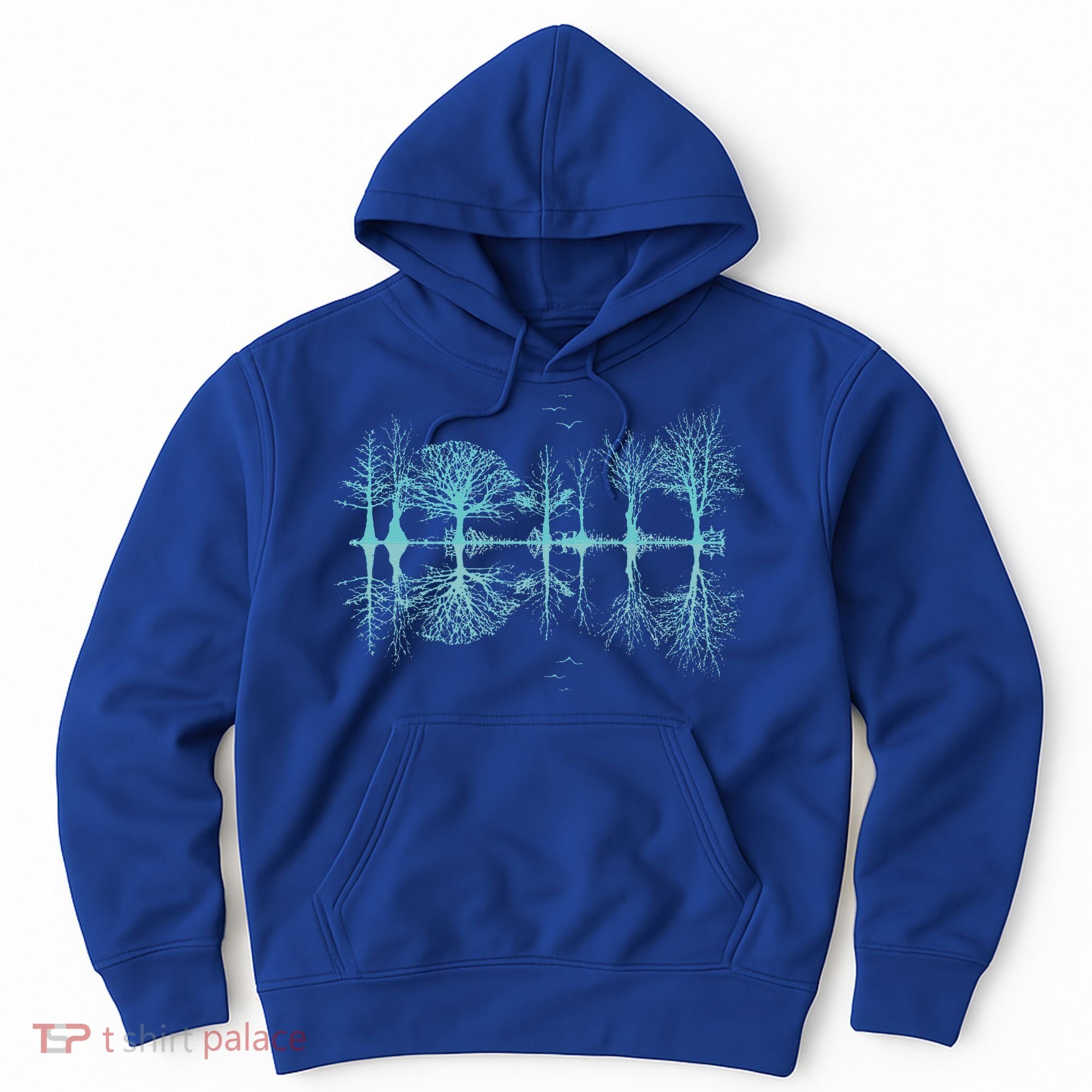 Wildlife Nature Forest Trees Reflection Outdoor Forest Hoodie