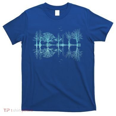 Wildlife Nature Forest Trees Reflection Outdoor Forest T-Shirt