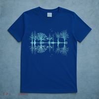 Wildlife Nature Forest Trees Reflection Outdoor Forest T-Shirt thumb 5