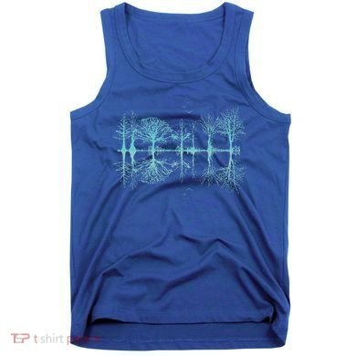 Wildlife Nature Forest Trees Reflection Outdoor Forest Tank Top