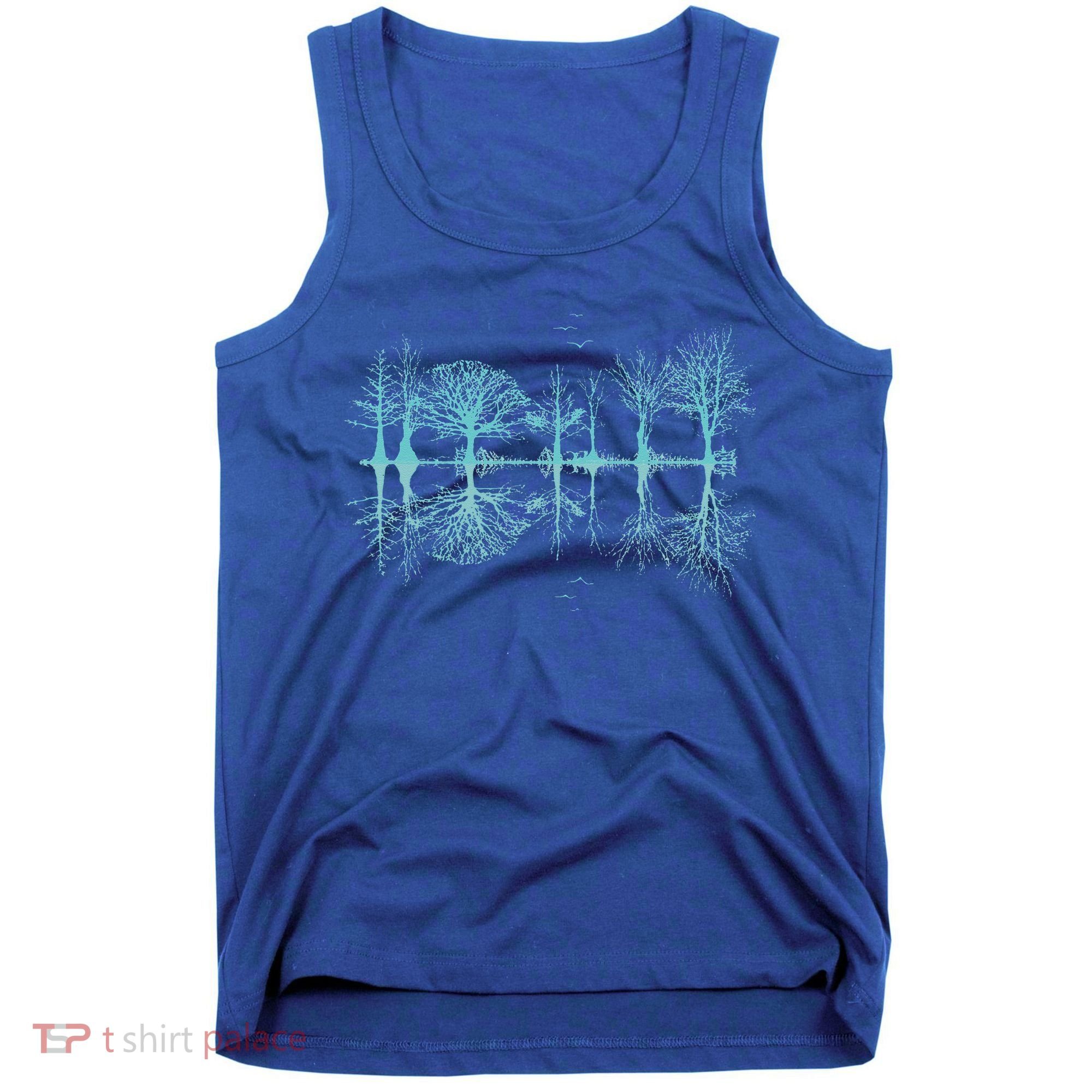 Wildlife Nature Forest Trees Reflection Outdoor Forest Tank Top