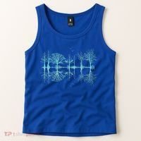 Wildlife Nature Forest Trees Reflection Outdoor Forest Tank Top thumb 2