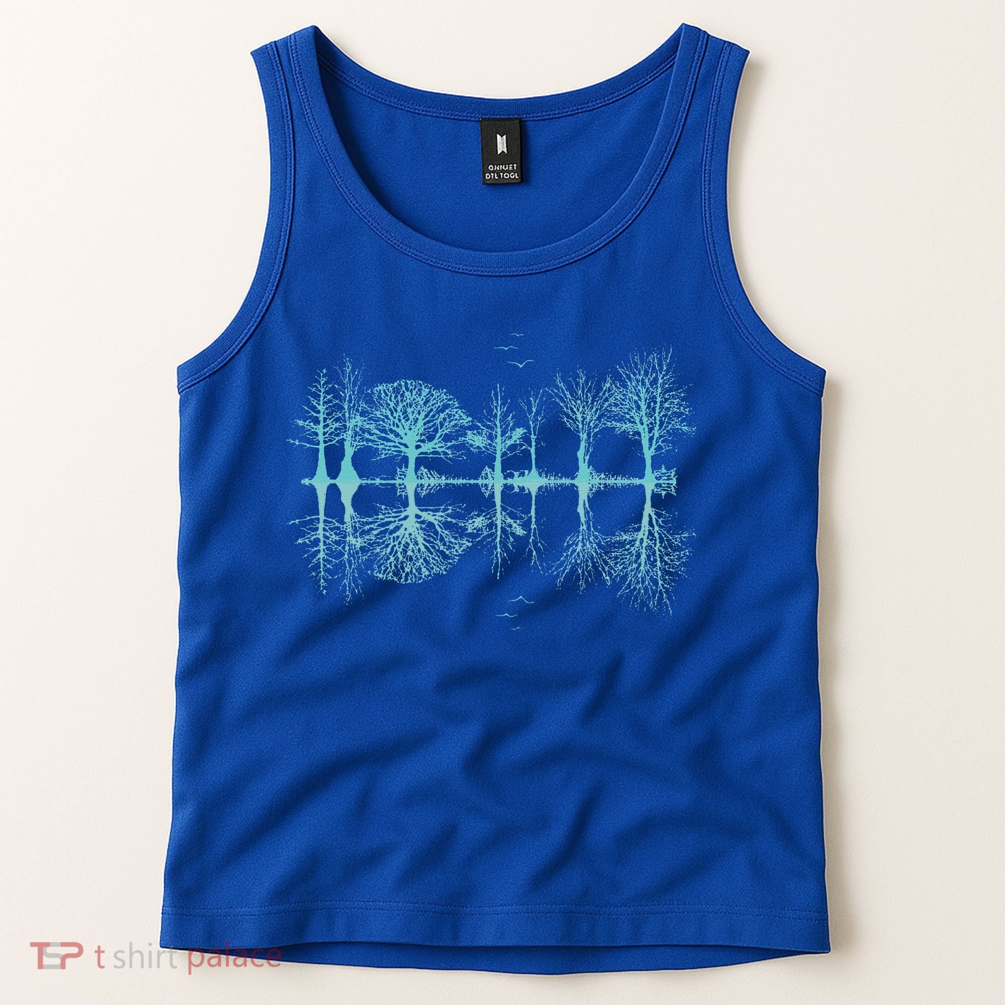 Wildlife Nature Forest Trees Reflection Outdoor Forest Tank Top