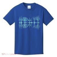 Wildlife Nature Forest Trees Reflection Outdoor Forest Kids T-Shirt thumb 0