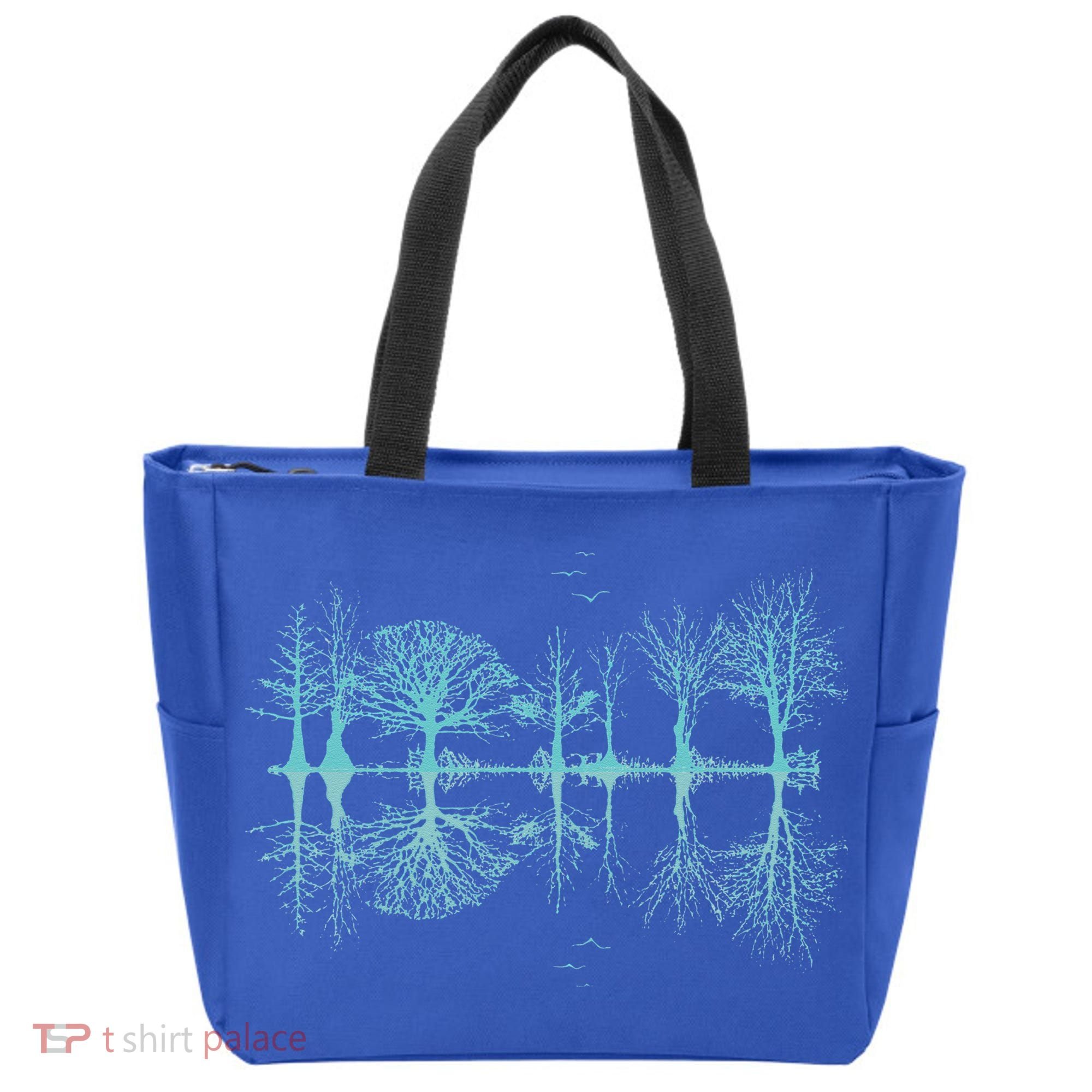 Wildlife Nature Forest Trees Reflection Outdoor Forest Tote Bag