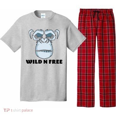 Wild N Free Monkey Pajama Set