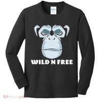 Wild N Free Monkey Kids Long Sleeve Shirt thumb 0