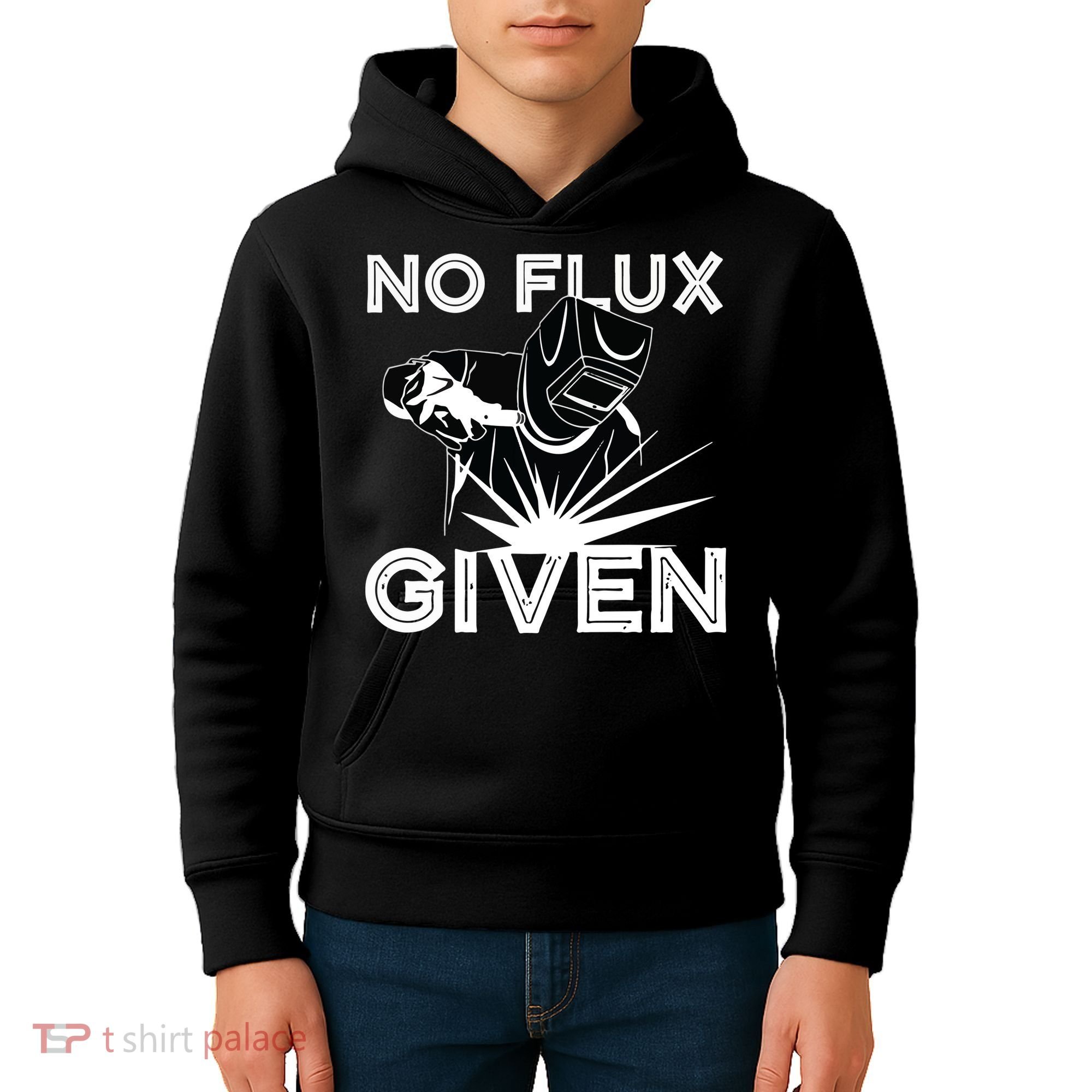 Welder No Flux Given | Funny Welding Dads Kids Hoodie
