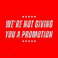 WeRe Not Giving You A Promotion Santa Hat thumb 1