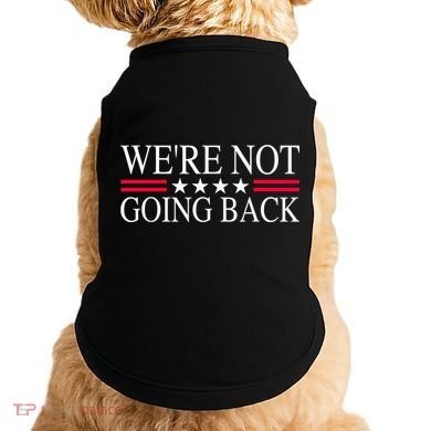 WeRe Not Going Back U.S Flag Doggie Tank