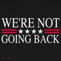 WeRe Not Going Back U.S Flag Doggie Tank thumb 4