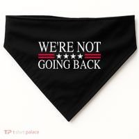 WeRe Not Going Back U.S Flag USA-Made Doggie Bandana thumb 0