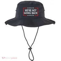 WeRe Not Going Back Funny Slogan Bucket Hat thumb 0