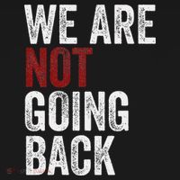 WeRe Not Going Back Funny Usa Campaign Humor Meme Mousepad thumb 1