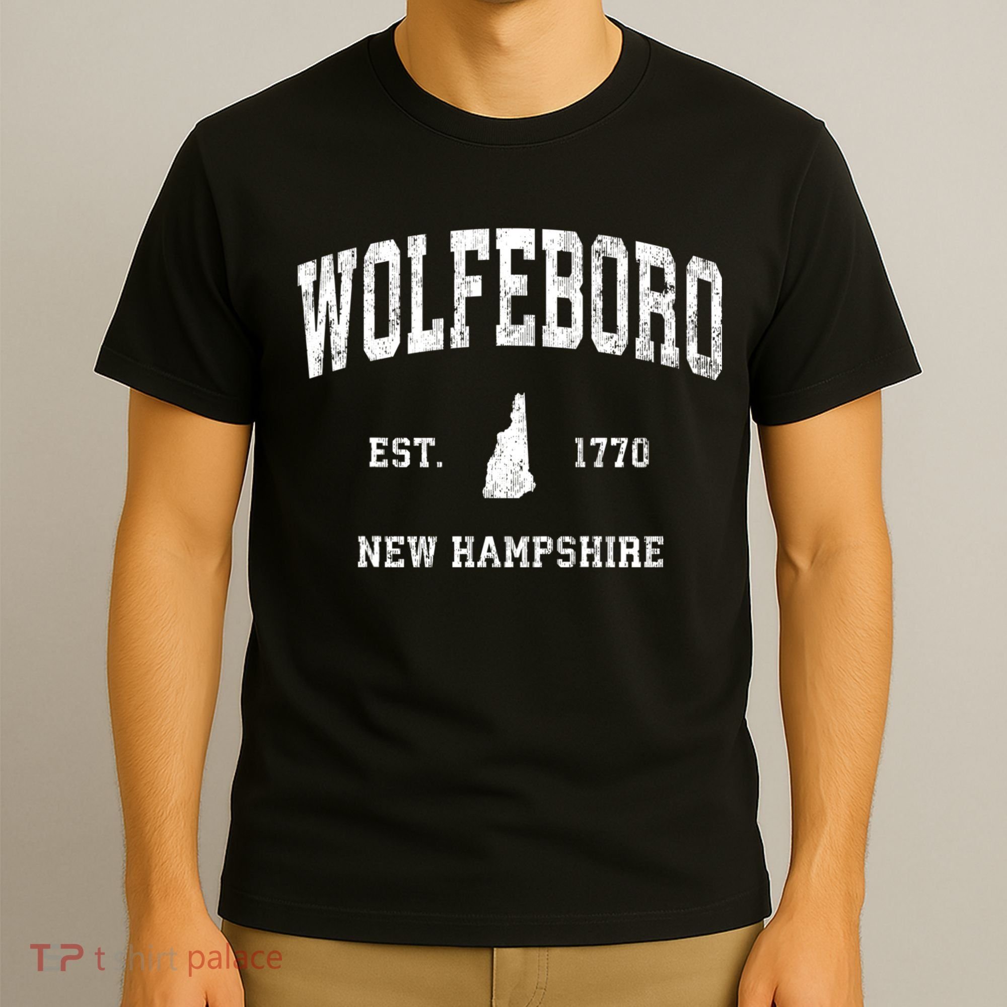 Wolfeboro New Hampshire Nh Vintage Athletic T-Shirt