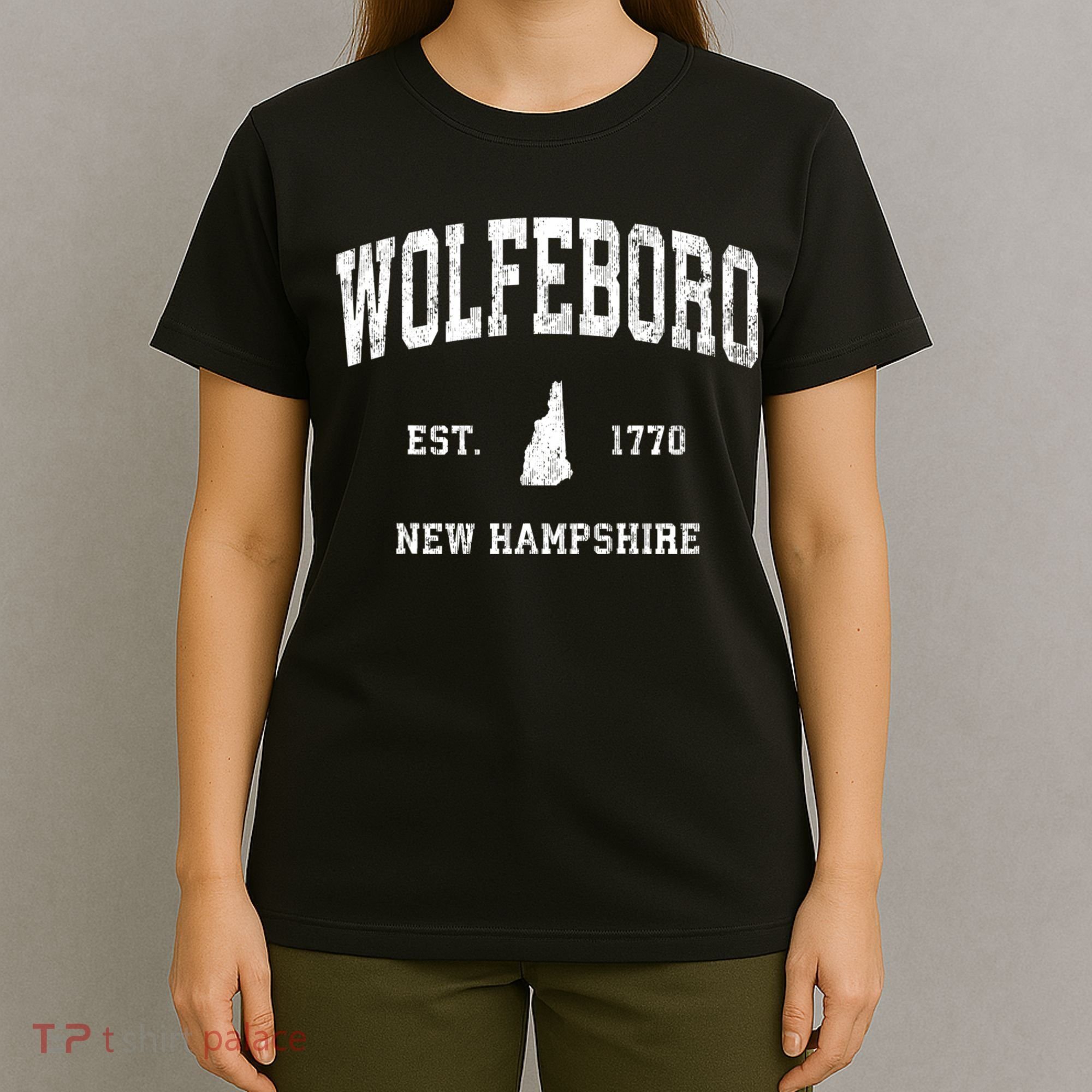 Wolfeboro New Hampshire Nh Vintage Athletic T-Shirt