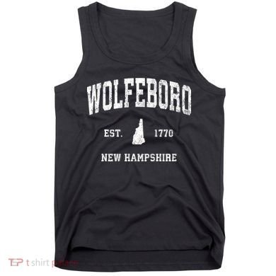 Wolfeboro New Hampshire Nh Vintage Athletic Tank Top
