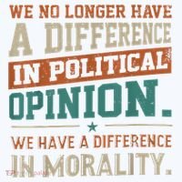 We No Longer Have A Difference In Political Opinion Morality Sweatshirt thumb 3