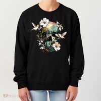 Wilderness Nature Lover Skull Women's Sweatshirt thumb 0