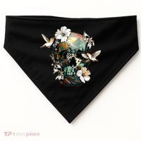 Wilderness Nature Lover Skull USA-Made Doggie Bandana thumb 0