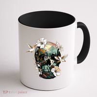 Wilderness Nature Lover Skull Coffee Mug thumb 1
