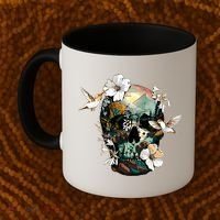 Wilderness Nature Lover Skull Coffee Mug thumb 2