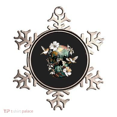 Wilderness Nature Lover Skull Ornament