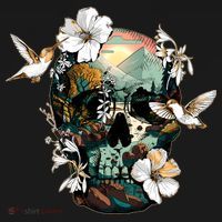 Wilderness Nature Lover Skull Visor thumb 3