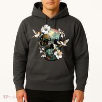 Wilderness Nature Lover Skull Hoodie thumb 2